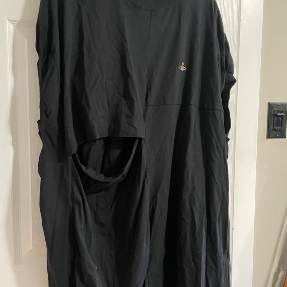 VIVIENNE WESTWOOD Black tshirt dress - Picture 4 of 8